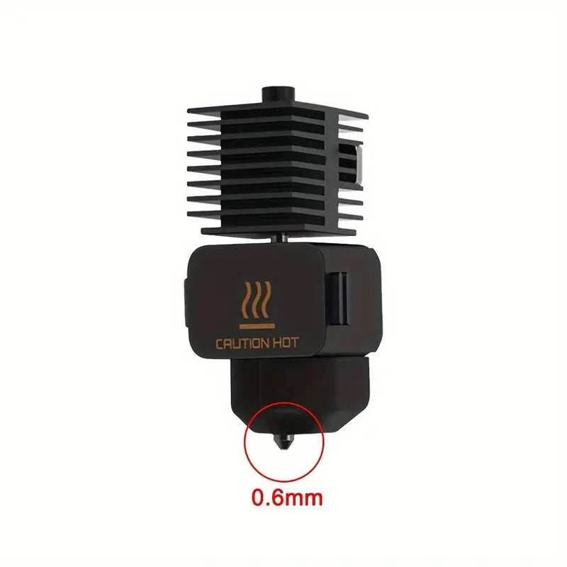 0.2/0.4/0.6/0.8MM Hardened Steel Nozzles Bambu Lab A1 Mini 3D Printer Hotend Kit, Compatible with A1/A1mini, Uncharged