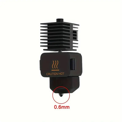 0.2/0.4/0.6/0.8MM Hardened Steel Nozzles Bambu Lab A1 Mini 3D Printer Hotend Kit, Compatible with A1/A1mini, Uncharged